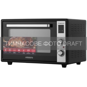 Electric oven ARDESTO Elegance, 60L, 2000W, electr., convection, double glass, rotisserie, black