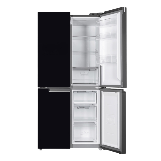 Refrigerator ARDESTO multi-door, 177.5×86х75, 4doors, А++, NF, fresh zone, black (glass)