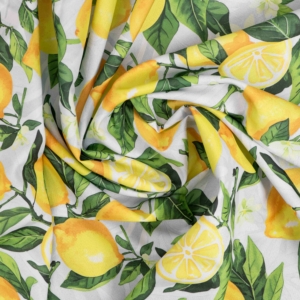 Tablecloth ARDESTO Sicilian lemons 120х140cm, 100% polyester, green