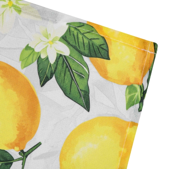 Tablecloth ARDESTO Sicilian lemons 140х180cm, 100% polyester, green