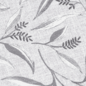 Drying mat ARDESTO Grey leaves 38x51cm, 100% polyester, grey
