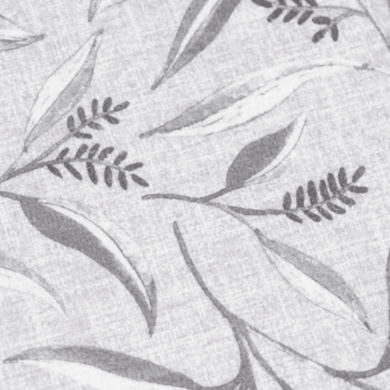 Drying mat ARDESTO Grey leaves 38x51cm, 100% polyester, grey