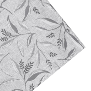Serving napkin set ARDESTO Grey leaves 30х45cm, 2pcs, 100% polyester, grey