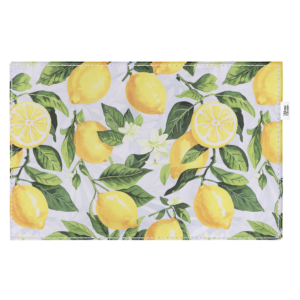 Serving napkin set ARDESTO Sicilian lemons 30х45cm, 2pcs, 100% polyester, green