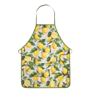 Apron ARDESTO Sicilian lemons 60х80cm, 100% polyester, green
