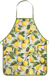Apron ARDESTO Sicilian lemons 60х80cm, 100% polyester, green
