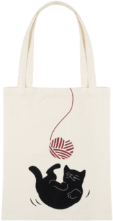 Shopping Bag ARDESTO Playing Kitten 32x40cm, 81% polyester, 19% viscose