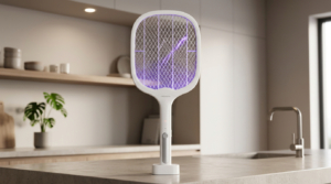 Electric fly swatter ARDESTO, grid 3000 V, battery 1200 mAh, USB micro-B > USB-A, white