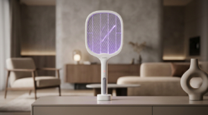 Electric fly swatter ARDESTO, grid 3000 V, battery 1200 mAh, USB micro-B > USB-A, white