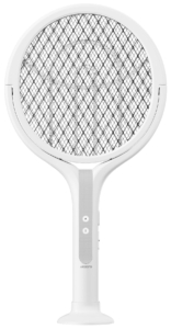 Electric fly swatter ARDESTO, grid 2800 V, battery 1800 mAh, USB-C > USB-A, white