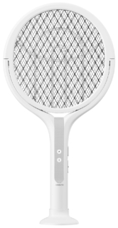 Electric fly swatter ARDESTO, grid 2800 V, battery 1800 mAh, USB-C > USB-A, white