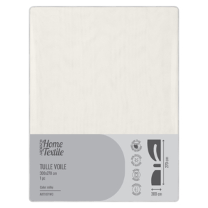 Tulle ARDESTO 300x270cm, voile, 100% polyester, milky