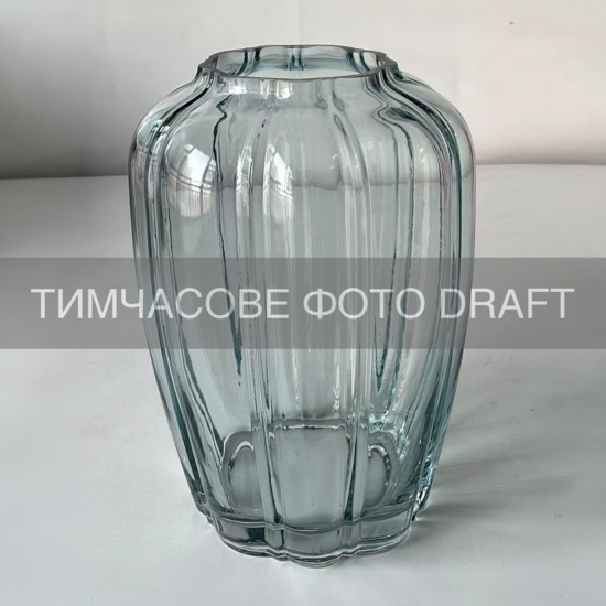 ARDESTO Ваза ARDESTO Aquamarine, 18.7х25см, скло, синій