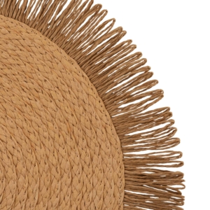 Serving mat ARDESTO 38cm, paper twine, polypropylene, round, beige
