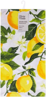 Полотенце для кухни ARDESTO Sicilian lemons 50×68см, 100% хлопок, зеленый
