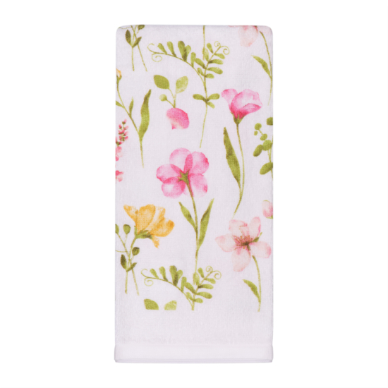 Набор полотенечек для кухни ARDESTO Spring flowers 38х63см, 2шт, 100% хлопок, белый