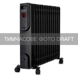 Oil radiator ARDESTO OFH-E13X2 25m2, 2500w, electr. control, 13 sections, remote control, black