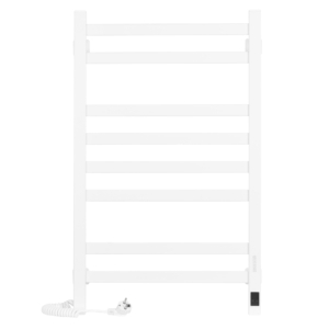 ARDESTO electric towel warmer Star AV, 800x480x71mm, Wi-Fi timer-regulator, steel, left connection, white