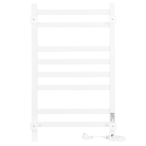 ARDESTO electric towel warmer Star AV, 800x480x71mm, Wi-Fi timer-regulator, steel, left connection, white