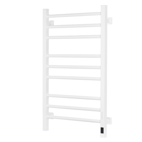 ARDESTO electric towel warmer Star KL, 800x500x71mm, Wi-Fi timer-regulator, steel, left connection, white
