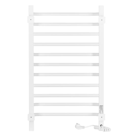 ARDESTO electric towel warmer Star GR, 800x480x161mm, Wi-Fi timer-regulator, steel, left connection, white