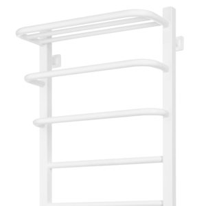 ARDESTO electric towel warmer Star FR, 800x480x240mm, Wi-Fi timer-regulator, steel, left connection, white
