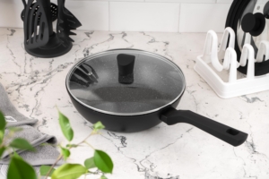 ARDESTO Deep fry pan Gemini Bolzano, 20cm, aluminium, black