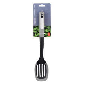 Slotted spoon ARDESTO Gemini 34cm, plastic, silicone, grey, black
