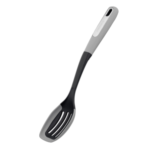 Slotted spoon ARDESTO Gemini 34cm, plastic, silicone, grey, black