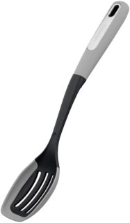 Slotted spoon ARDESTO Gemini 34cm, plastic, silicone, grey, black