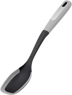 Spoon ARDESTO Gemini 34cm, plastic, silicone, grey, black
