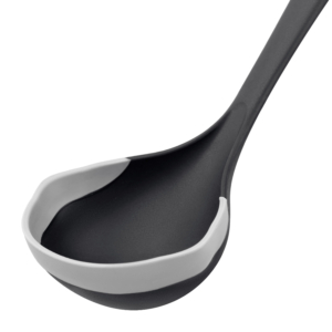 Ladle ARDESTO Gemini, 34cm, plastic, silicone, grey, black
