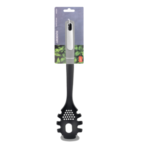Pasta Spoon ARDESTO Gemini, 34cm, plastic, silicone, grey, black