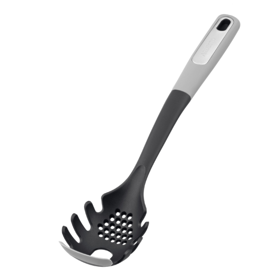 Pasta Spoon ARDESTO Gemini, 34cm, plastic, silicone, grey, black