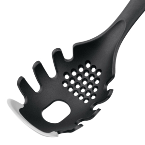 Pasta Spoon ARDESTO Gemini, 34cm, plastic, silicone, grey, black