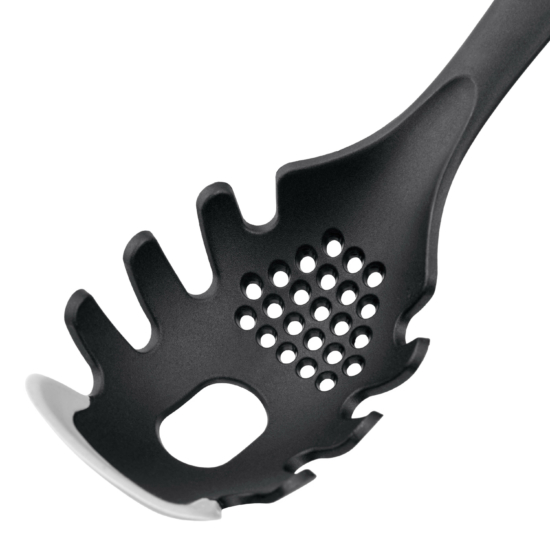 Pasta Spoon ARDESTO Gemini, 34cm, plastic, silicone, grey, black
