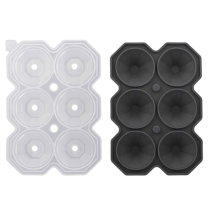 Ice tray with lid ARDESTO Fresh Diamond, 25х15х3.2cm, silicone, grey