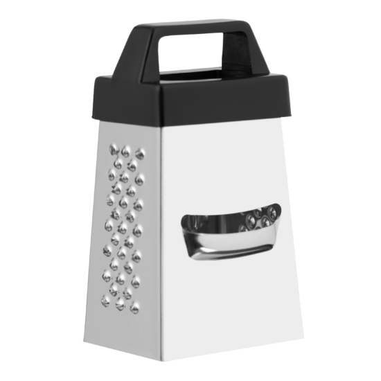 Grater ARDESTO Gemini Mini, 7cm, stainless steel, plastic, black