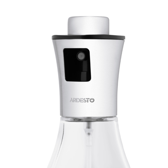 Розпилювач для олії та оцту ARDESTO Gemini, 200мл, скло, нержавіюча сталь, пластик, прозорий