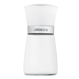 Salt and Pepper Mill ARDESTO Gemini, 180ml, glass, stainless steel, transparent