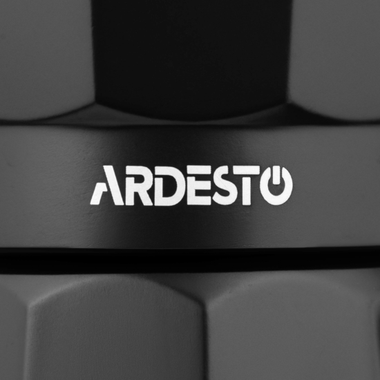 Coffee maker ARDESTO Midori 120ml, 3 cups, aluminum, bamboo