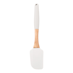 Spatula ARDESTO Tasty Baking 25cm, silicone, wood, light grey