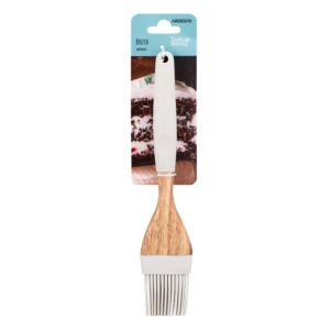 Brush ARDESTO Tasty Baking, 22.3cm, silicone, wood, light grey