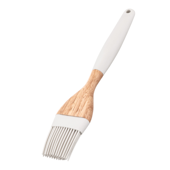 Brush ARDESTO Tasty Baking, 22.3cm, silicone, wood, light grey