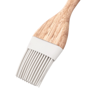 Brush ARDESTO Tasty Baking, 22.3cm, silicone, wood, light grey