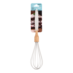 Whisk ARDESTO Tasty Baking 30cm, silicone, wood, light gray