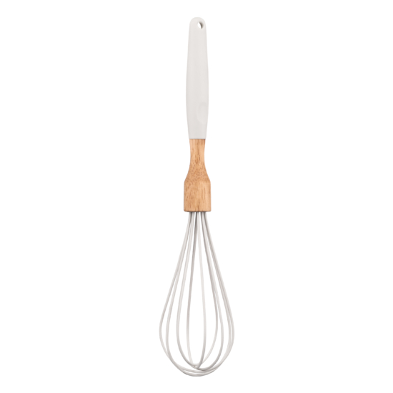 Whisk ARDESTO Tasty Baking 30cm, silicone, wood, light gray