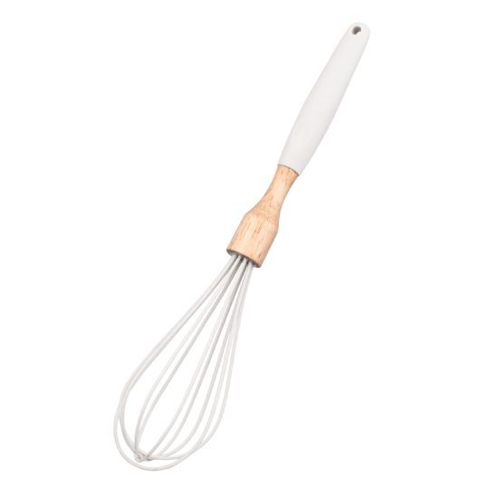 Whisk ARDESTO Tasty Baking 30cm, silicone, wood, light gray