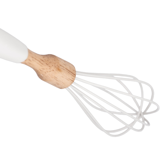 Whisk ARDESTO Tasty Baking 30cm, silicone, wood, light gray