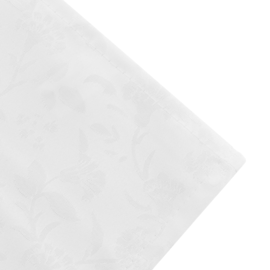 Tablecloth ARDESTO Waterproof Jacquard 120x140cm, 100% polyester, white